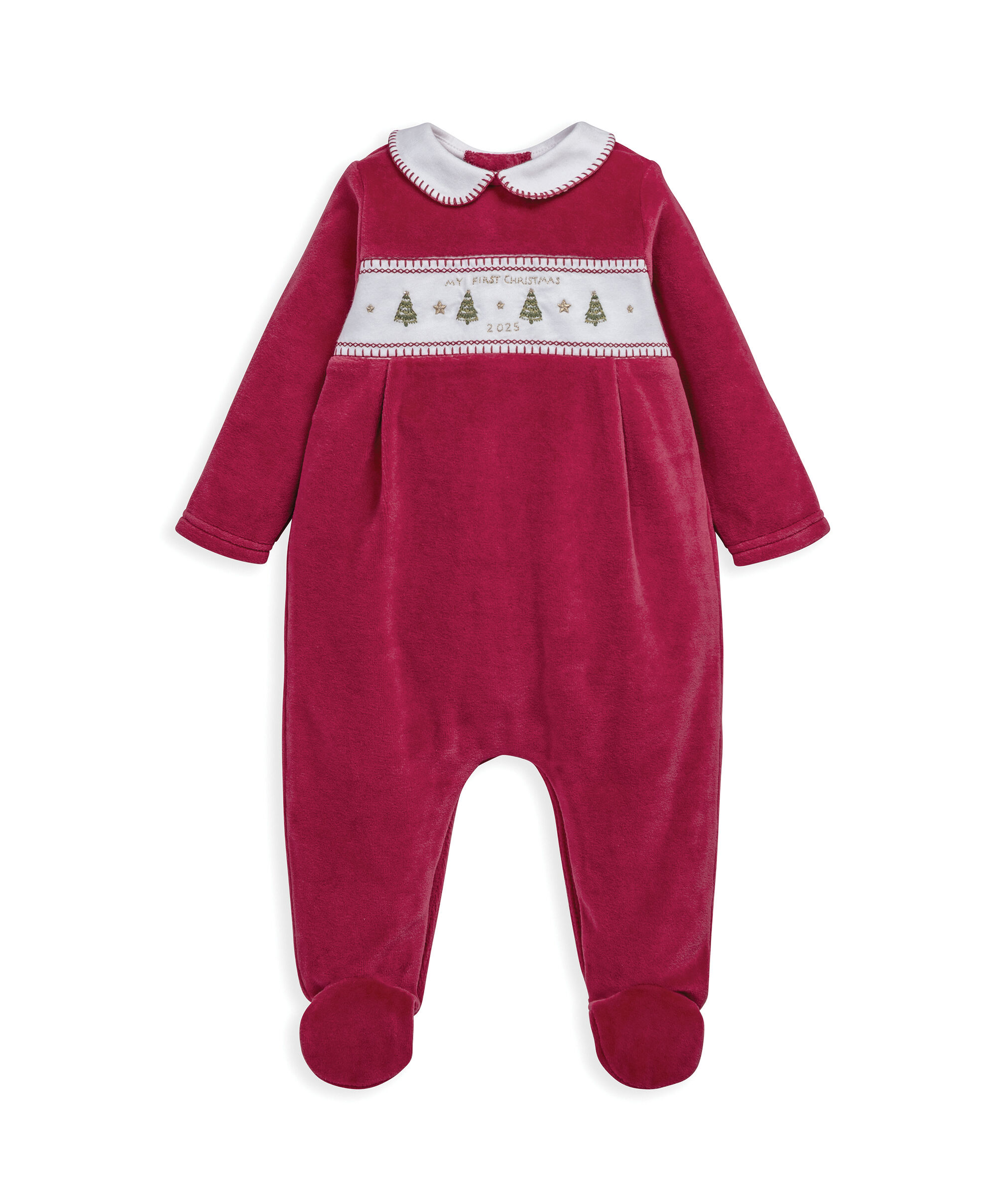 مجموعة هدايا بيجامة باللون الأحمر ولعبة الدب للكريسماس، قطعتين image number 2